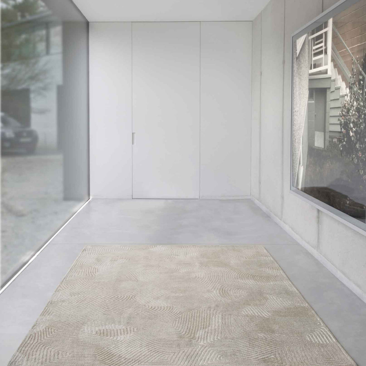DYWAN PROSTOKĄTNY CORAL SHELL BEIGE 240 X 170 CM OD LOUIS DE POORTERE