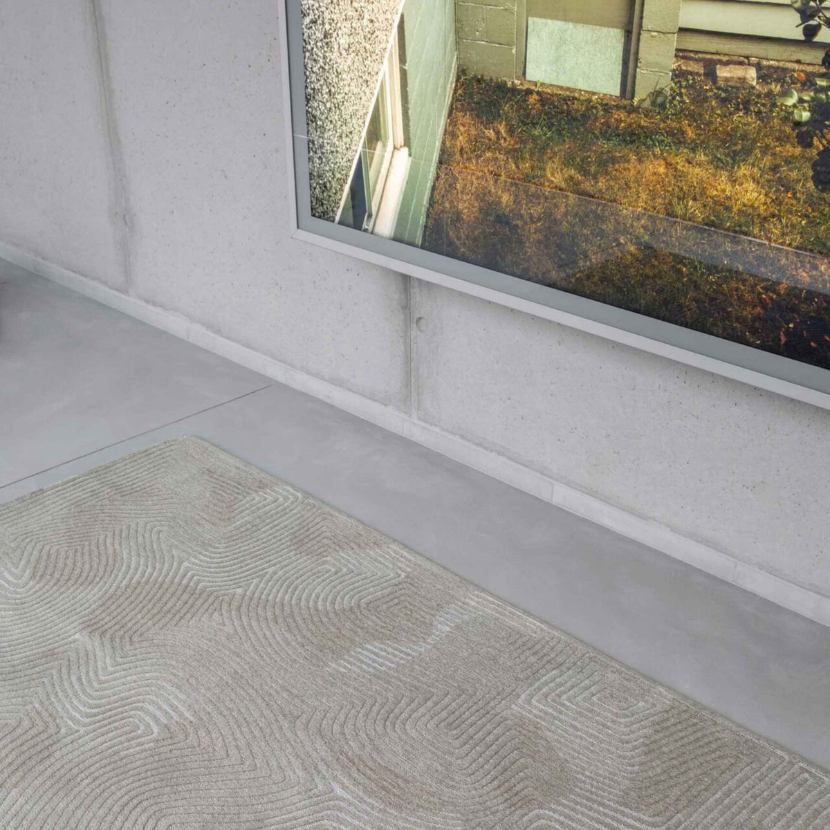 DYWAN PROSTOKĄTNY CORAL SHELL BEIGE 240 X 170 CM OD LOUIS DE POORTERE