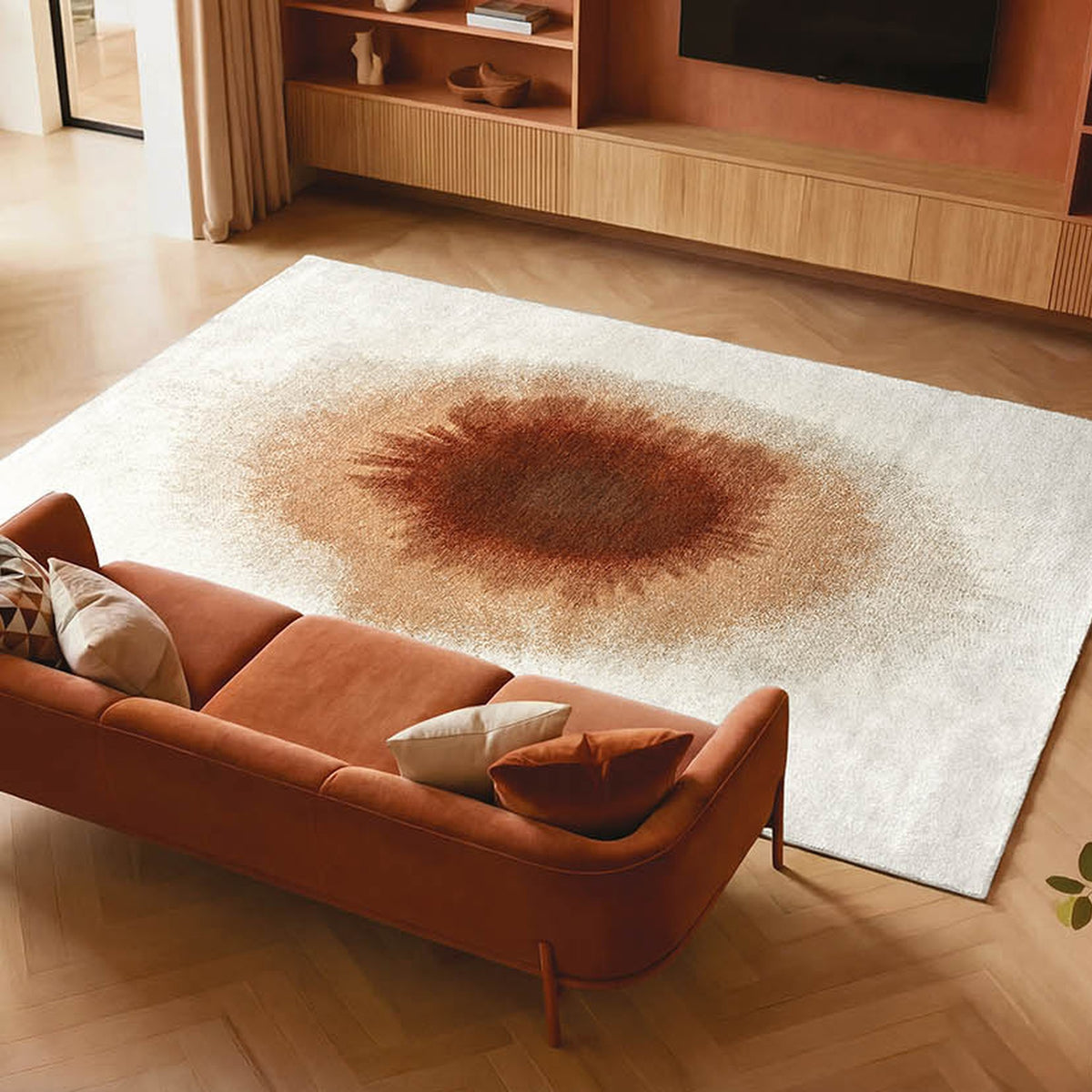 DYWAN PROSTOKĄTNY DROP INDIAN SNOW 240 X 170 CM OD LOUIS DE POORTERE