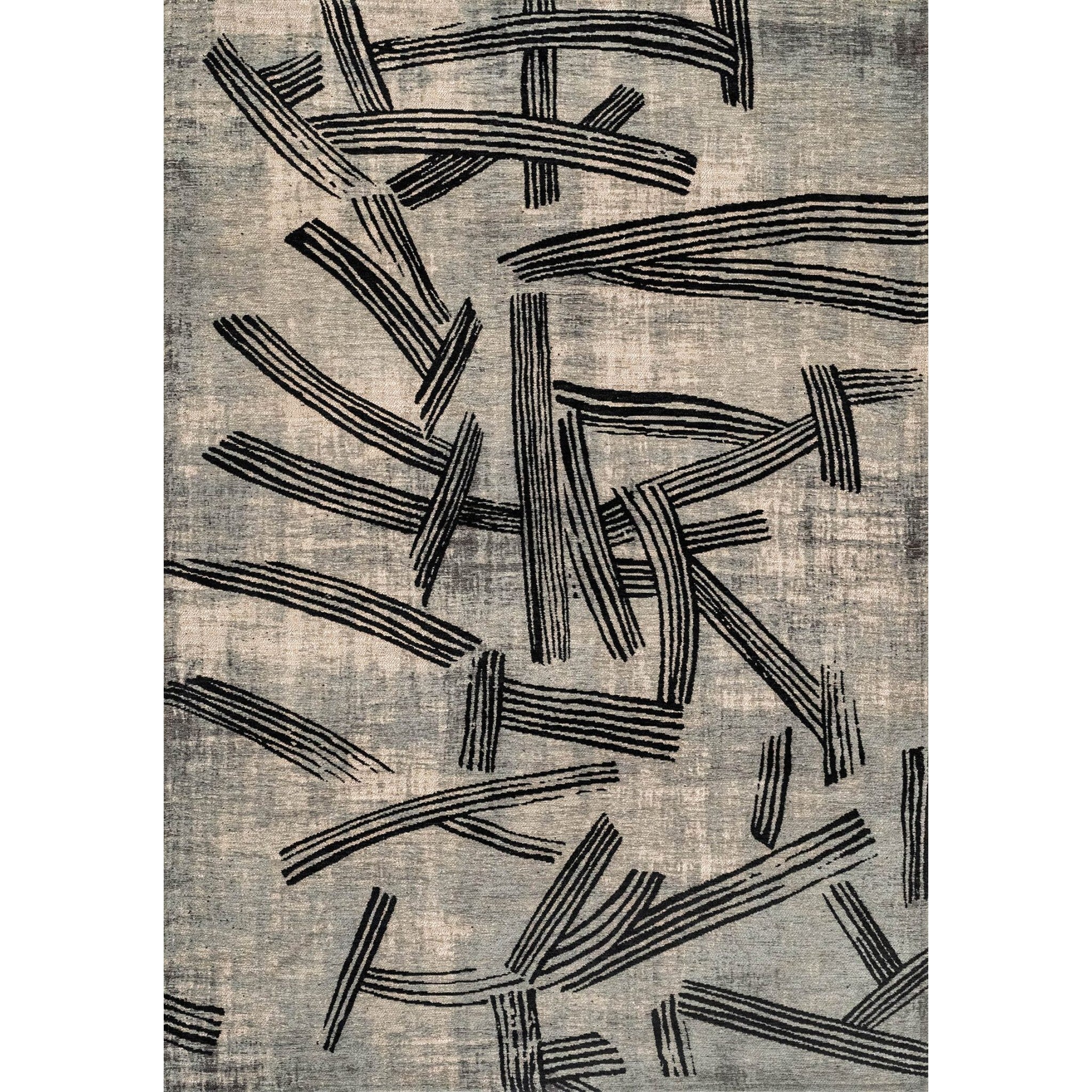 DYWAN PROSTOKĄTNY KANJI DARK STREET 240 X 170 CM OD LOUIS DE POORTERE