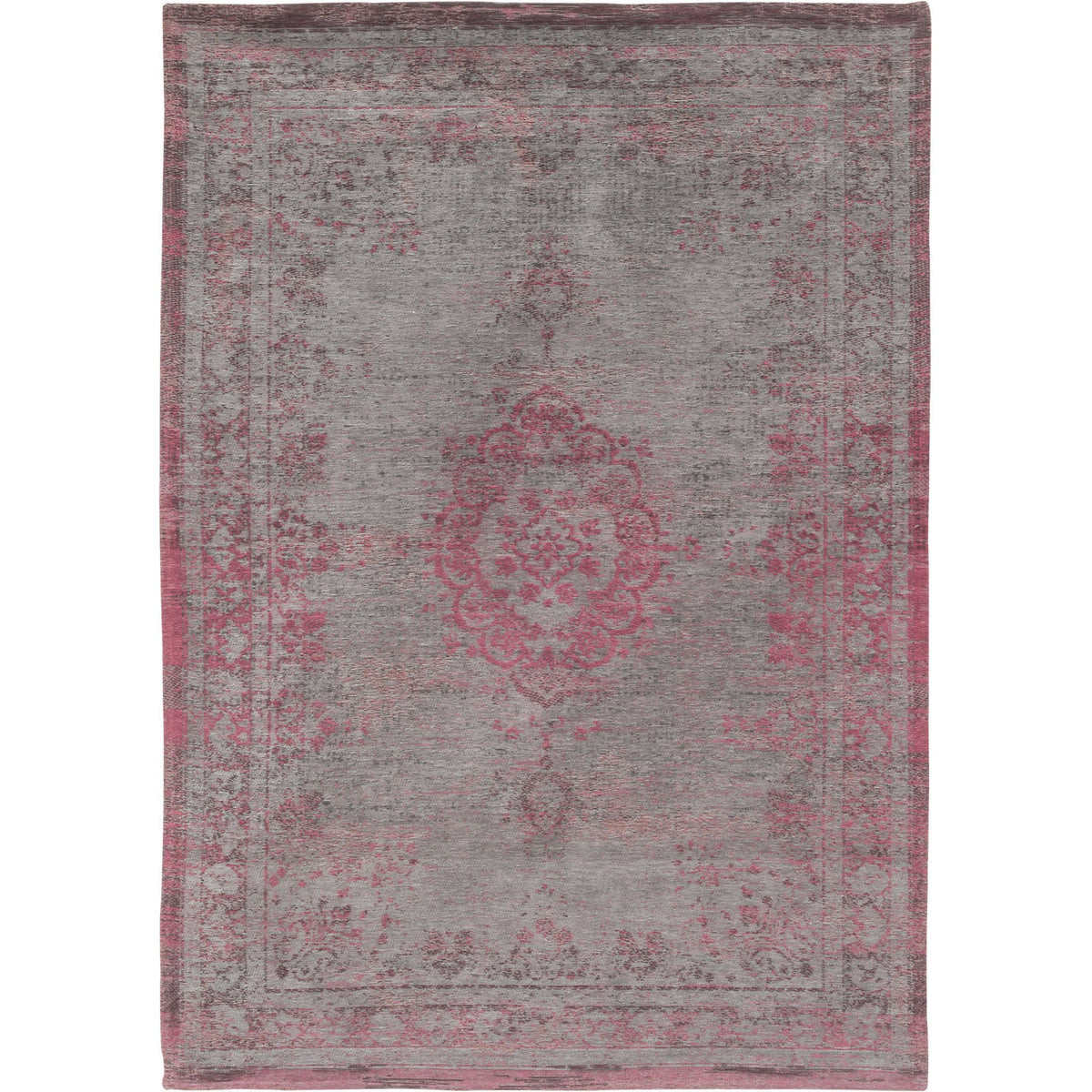 DYWAN PROSTOKĄTNY MEDALLION PINK FLASH 240 X 170 CM OD LOUIS DE POORTERE