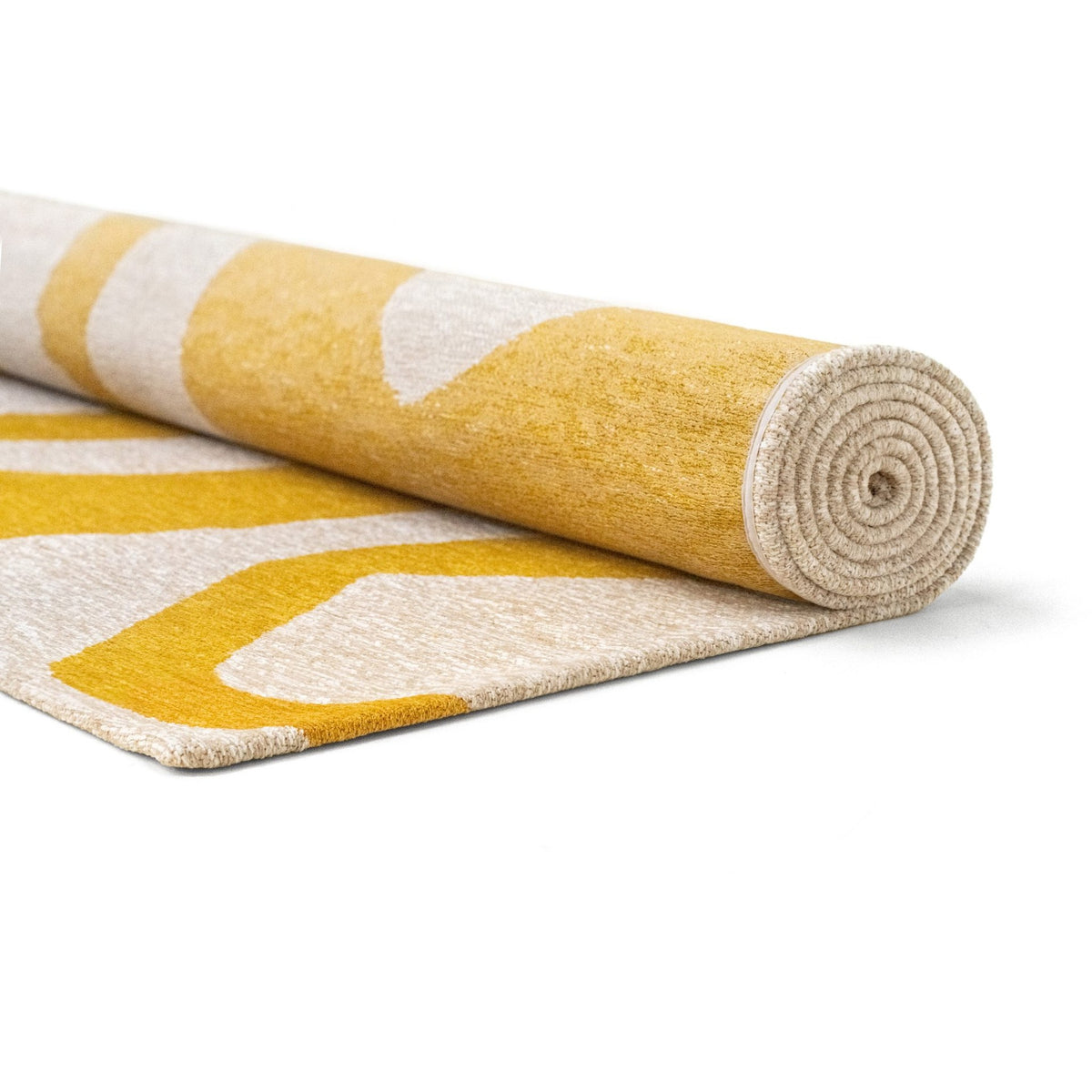 DYWAN PROSTOKĄTNY RIBBON PURE YELLOW 240 X 170 CM OD LOUIS DE POORTERE