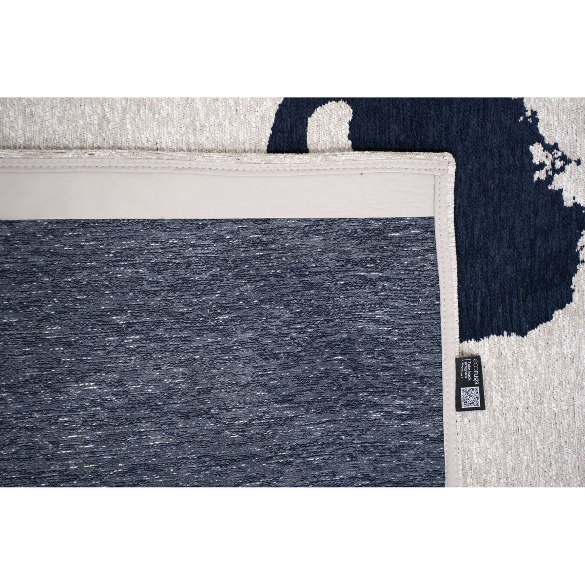 DYWAN PROSTOKĄTNY RIBBON SEA INK 240 X 170 CM OD LOUIS DE POORTERE