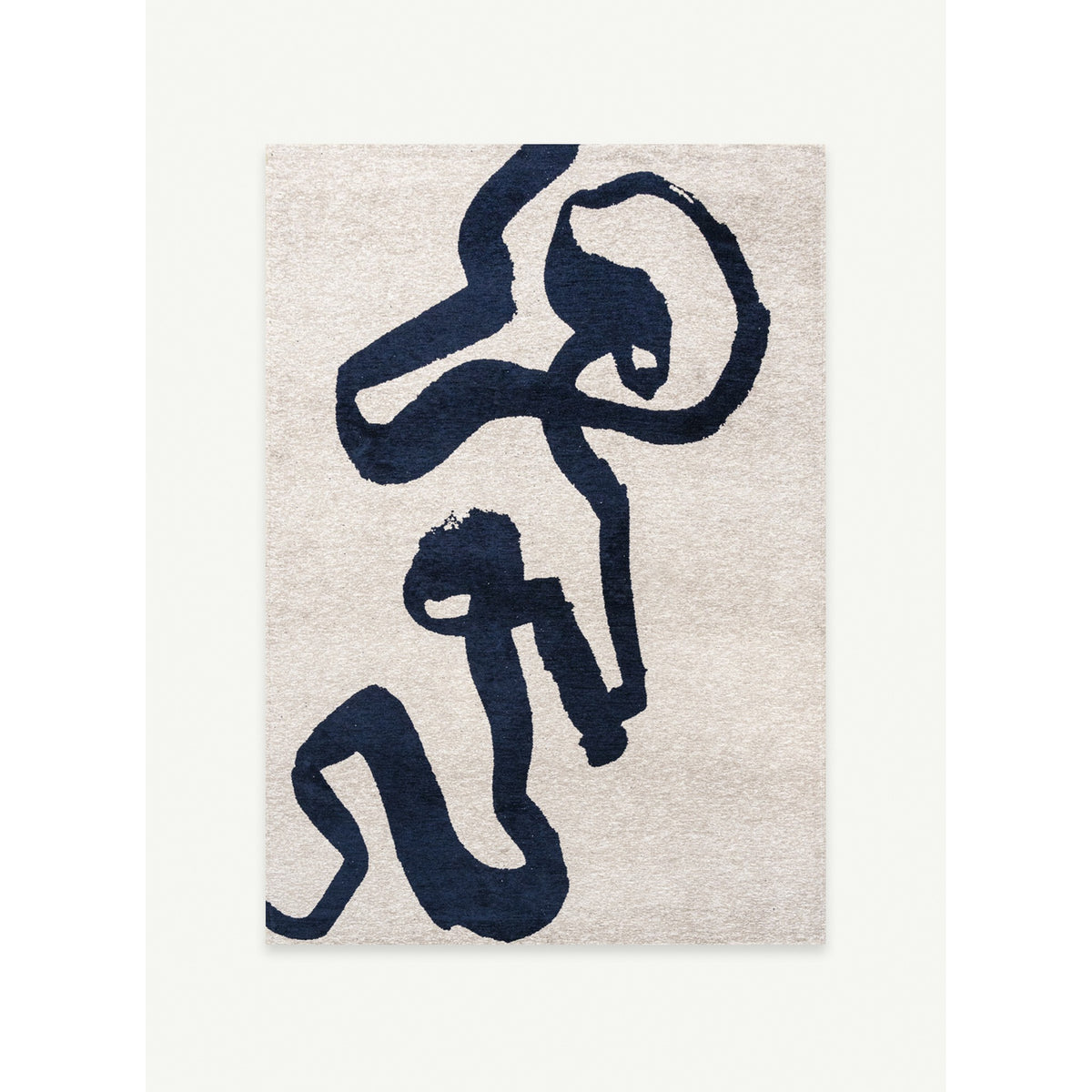 DYWAN PROSTOKĄTNY RIBBON SEA INK 240 X 170 CM OD LOUIS DE POORTERE