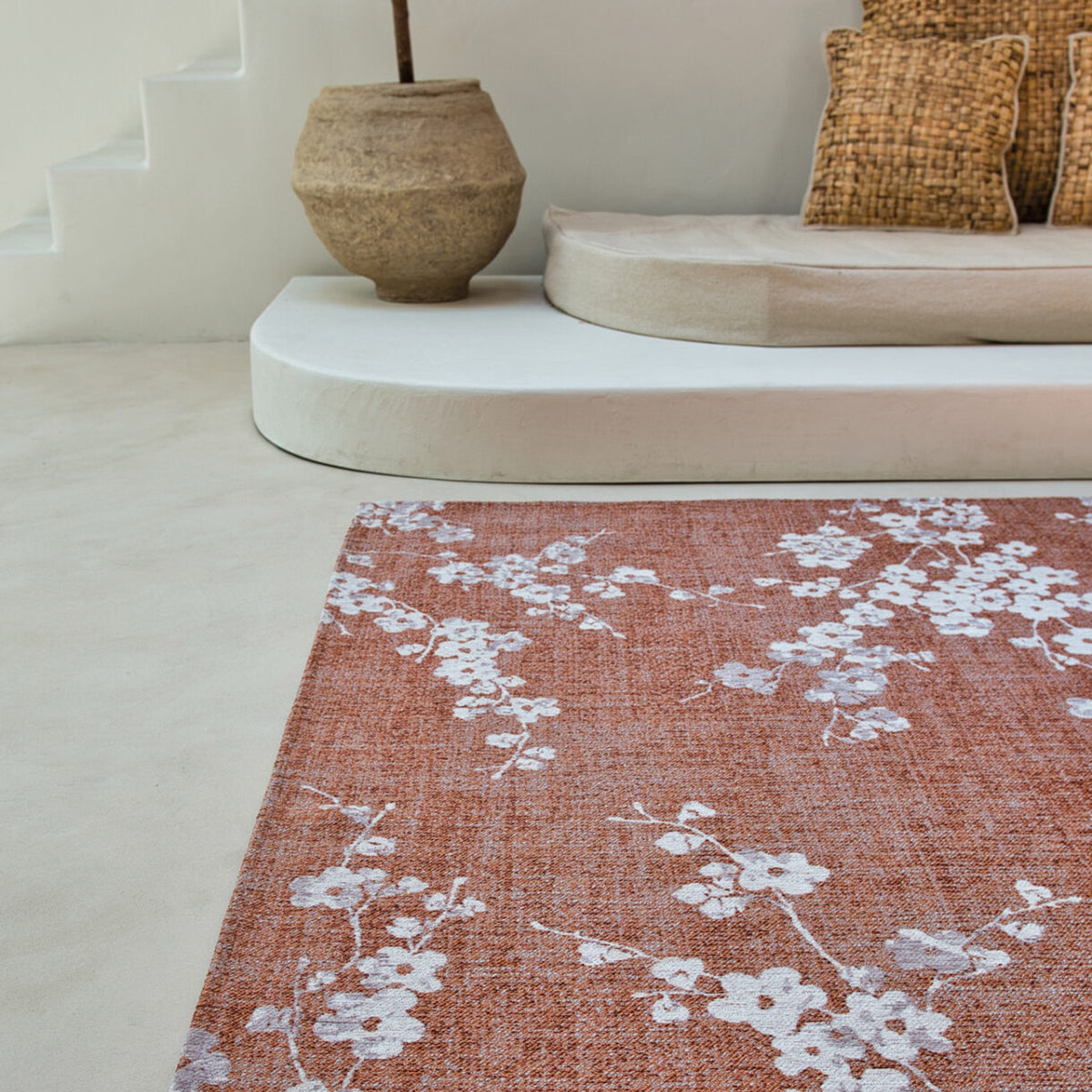 DYWAN PROSTOKĄTNY SAKURA COPPER PINK 240 X 170 CM OD LOUIS DE POORTERE