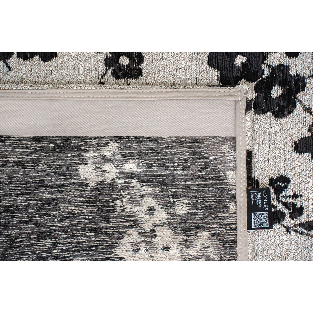 DYWAN PROSTOKĄTNY SAKURA NIGHT SNOW 240 X 170 CM OD LOUIS DE POORTERE