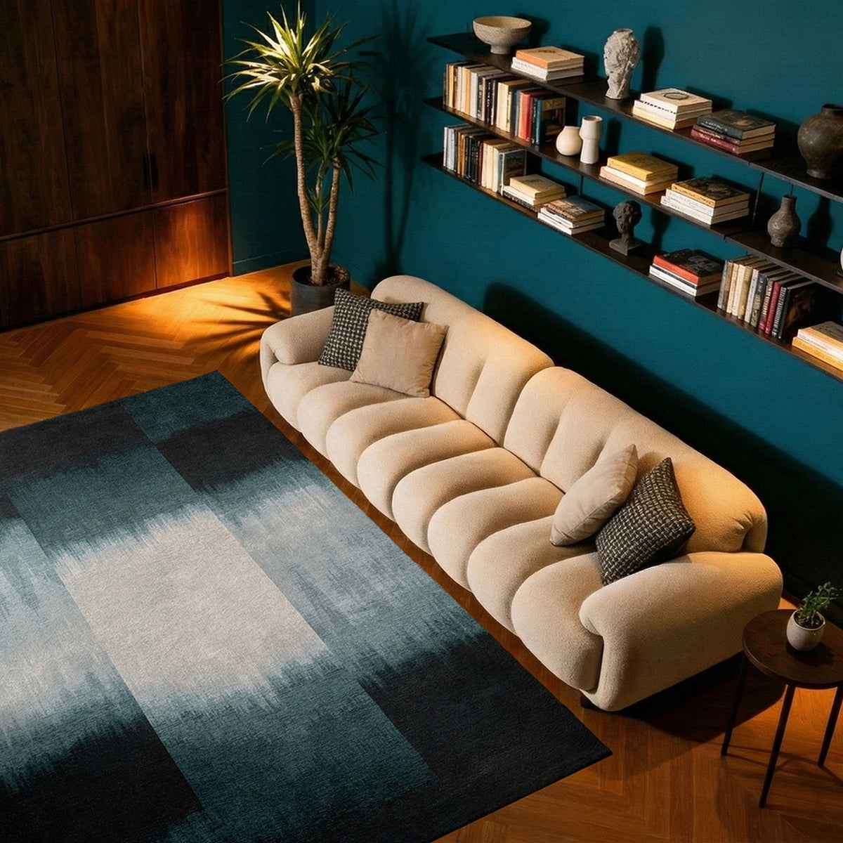 DYWAN PROSTOKĄTNY SENDAI DEEP WATER 240 X 170 CM OD LOUIS DE POORTERE
