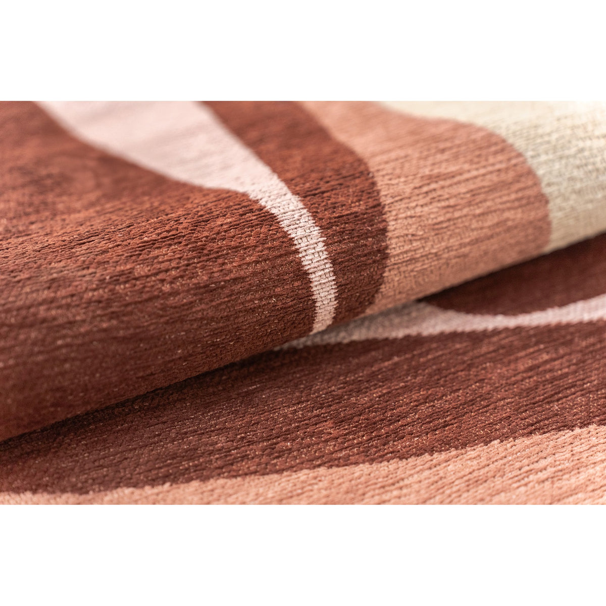 DYWAN PROSTOKĄTNY STONES CHERRY MOCHA 240 X 170 CM OD LOUIS DE POORTERE