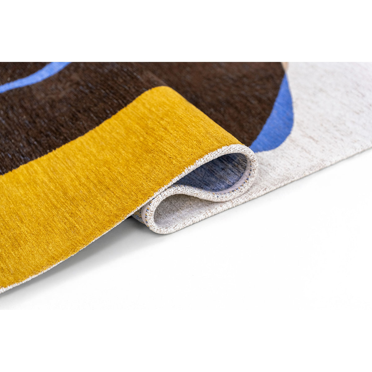 DYWAN PROSTOKĄTNY STONES SUNNY BLUE 240 X 170 CM OD LOUIS DE POORTERE