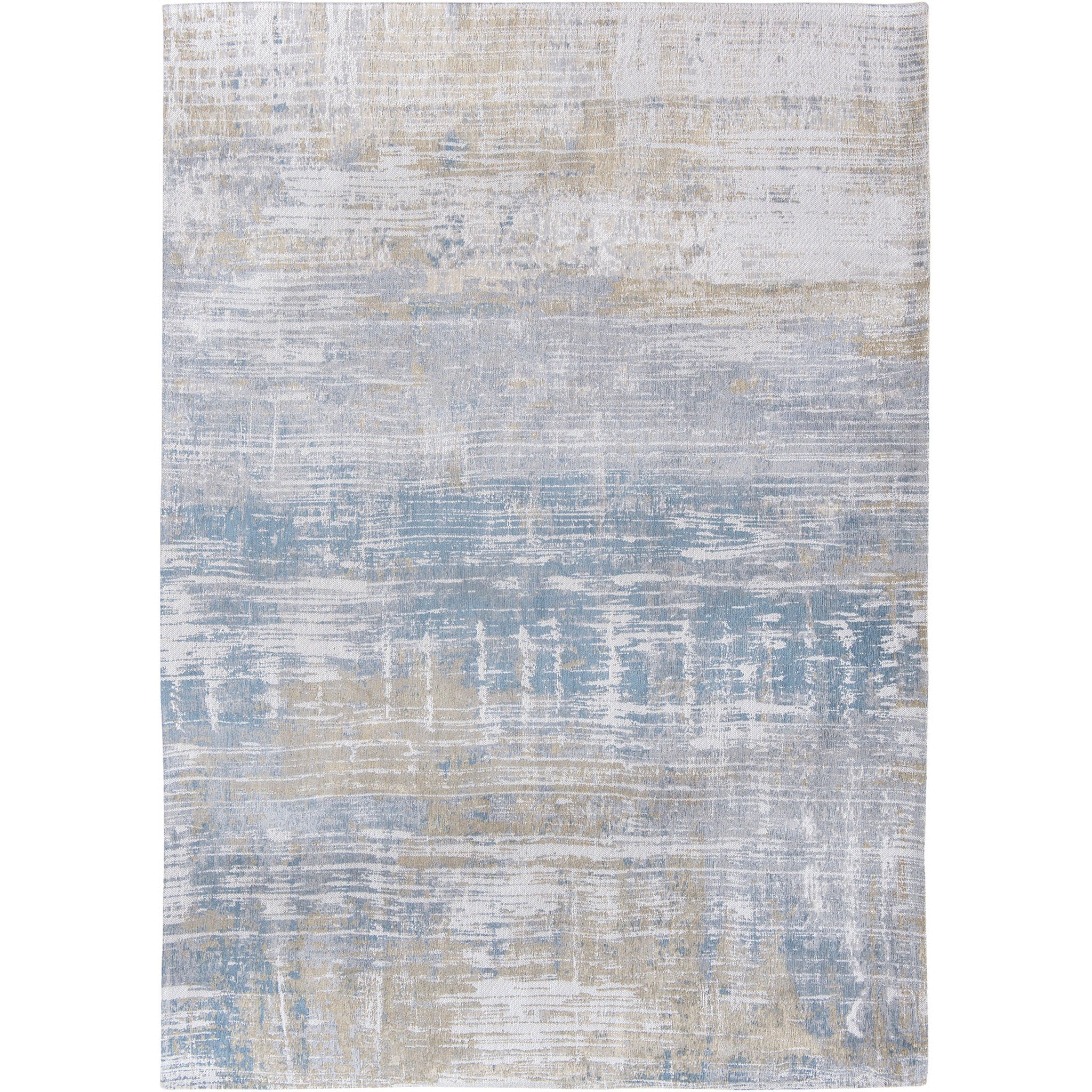 DYWAN PROSTOKĄTNY STREAKS LONG ISLAND BLUE 240 X 170 CM OD LOUIS DE POORTERE
