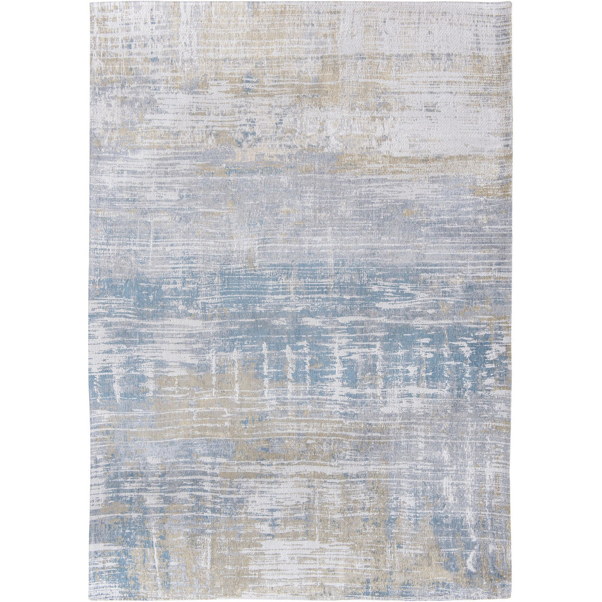 DYWAN PROSTOKĄTNY STREAKS LONG ISLAND BLUE 240 X 170 CM OD LOUIS DE POORTERE