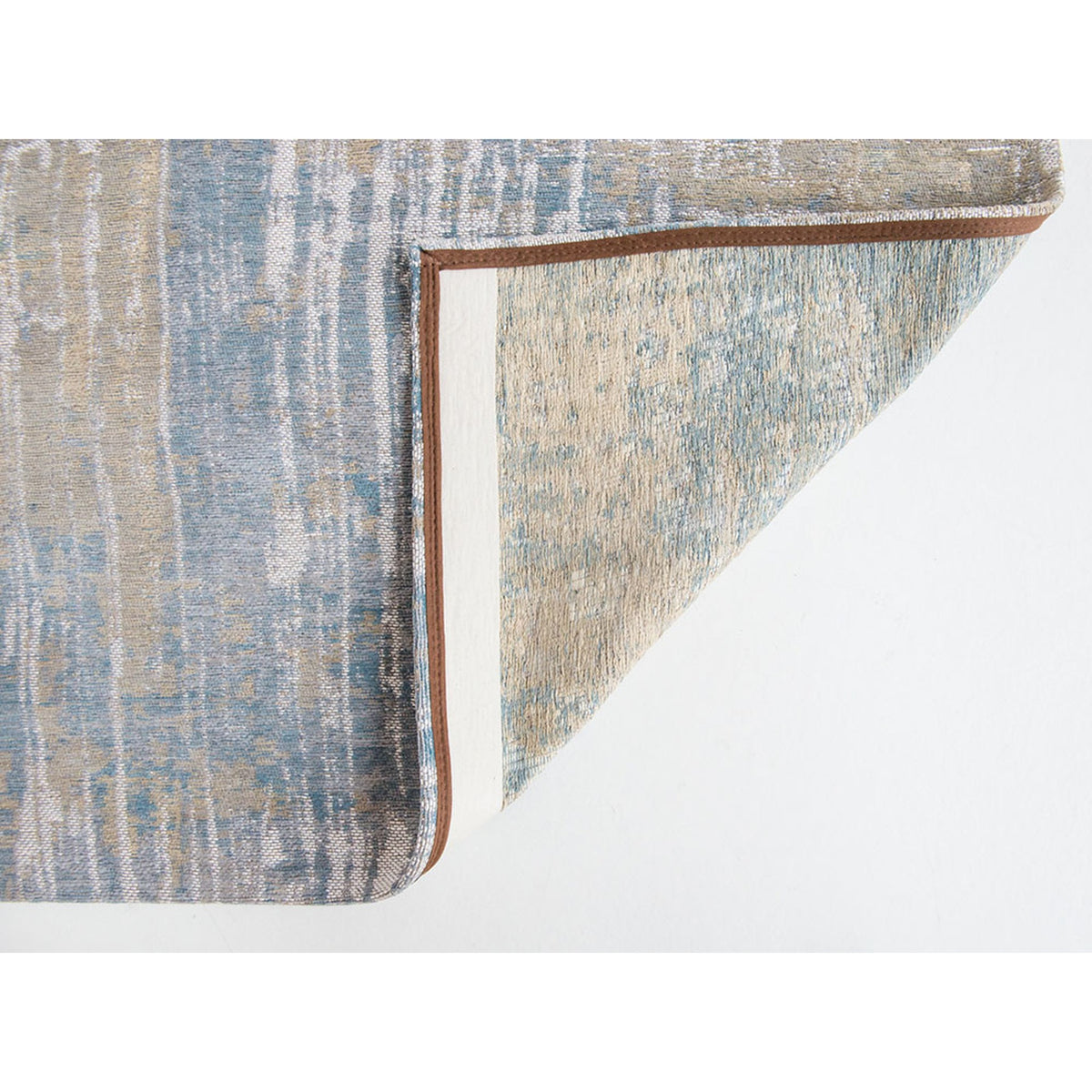 DYWAN PROSTOKĄTNY STREAKS LONG ISLAND BLUE 240 X 170 CM OD LOUIS DE POORTERE