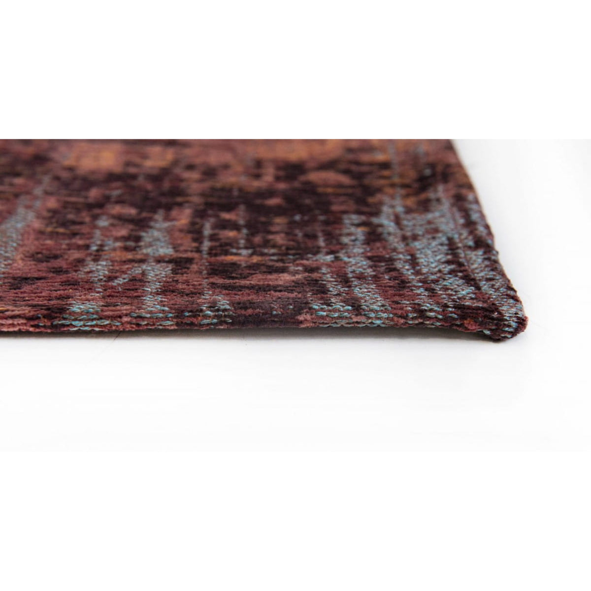DYWAN PROSTOKĄTNY STREAKS NASSAU RED 240 X 170 CM OD LOUIS DE POORTERE