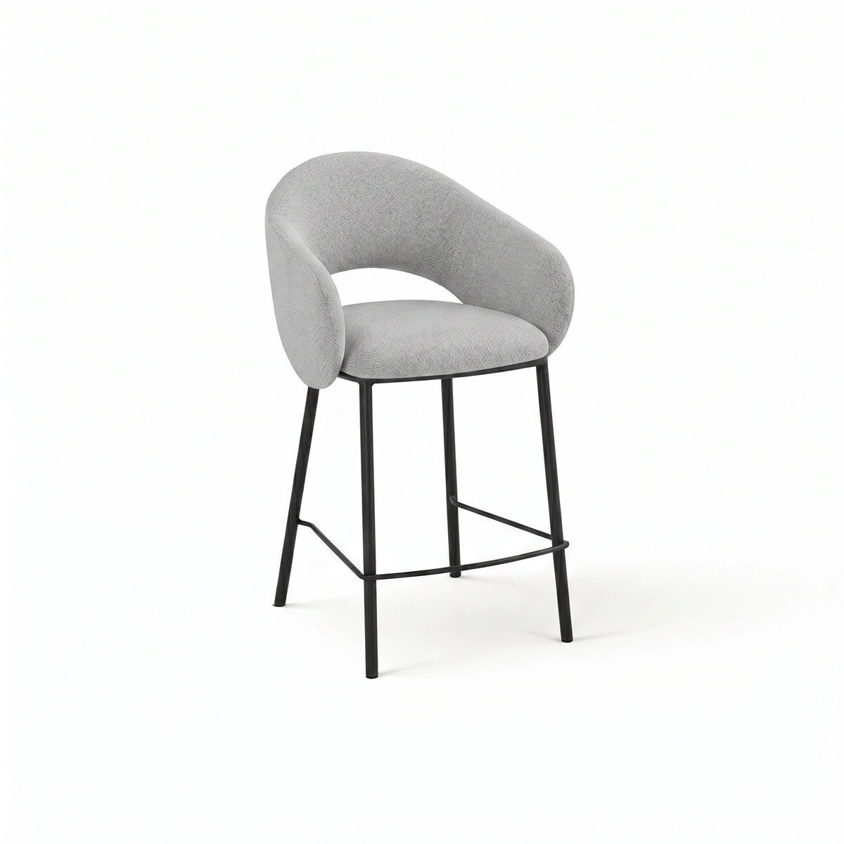 HOKER TAPICEROWANY NAMI W TKANINIE SZENILOWE TAUPE OD MAXLIVING