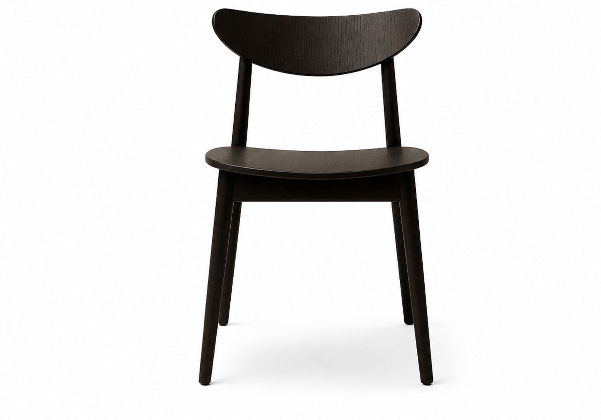 KRZESŁO Z LITEGO DREWNA MUNO DĄB CIEMNY OD MAXLIVING