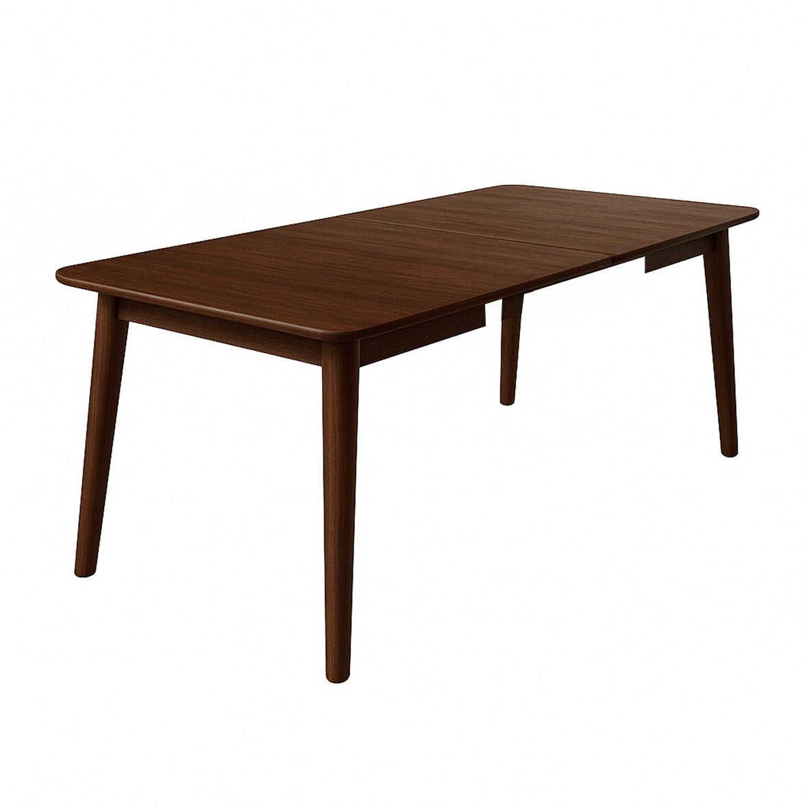 STÓŁ Z LITEGO DREWNA ESSEN DĄB CIEMNY 110 × 110 CM OD MAXLIVING