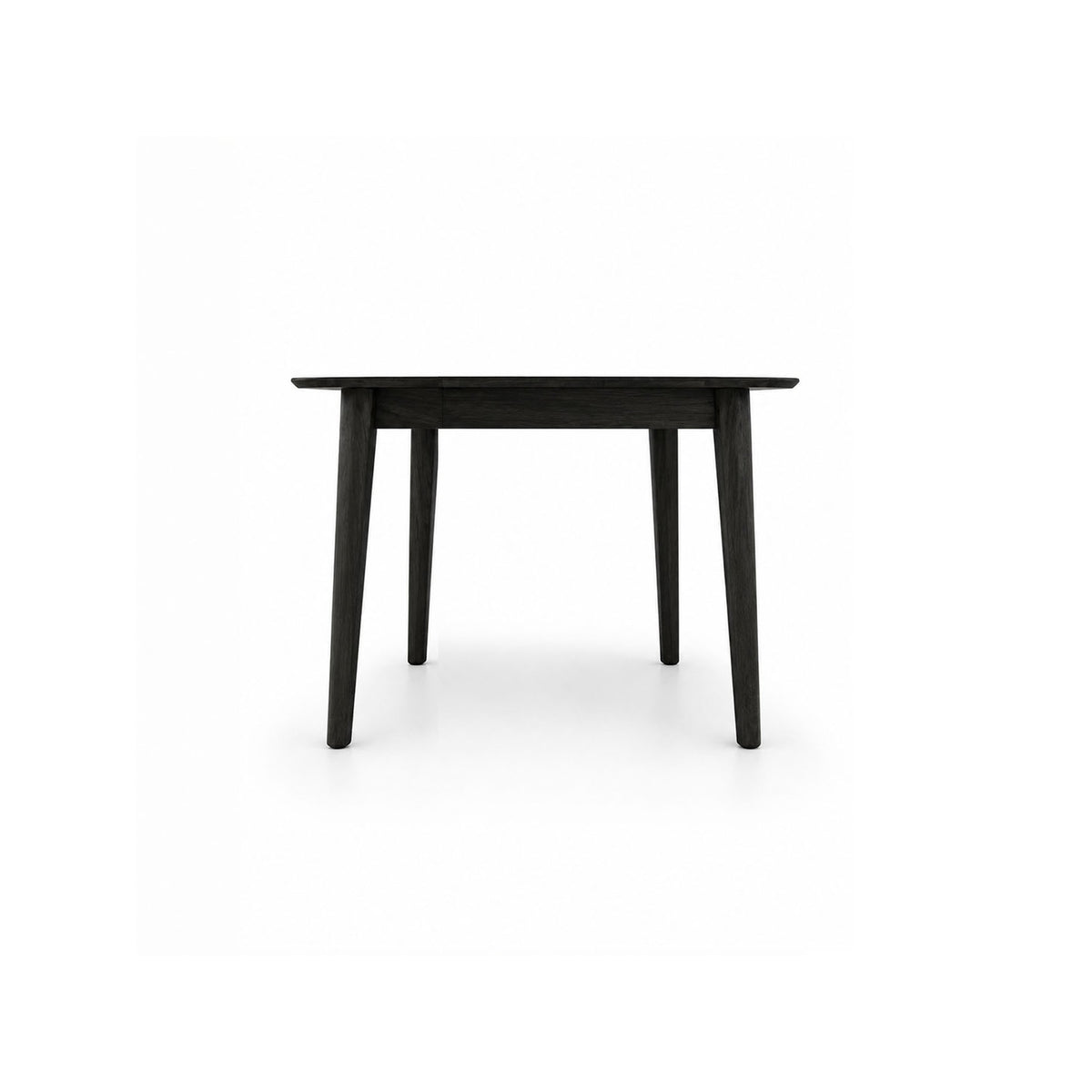 STÓŁ Z LITEGO DREWNA ESSEN DĄB CIEMNY 110 × 110 CM OD MAXLIVING