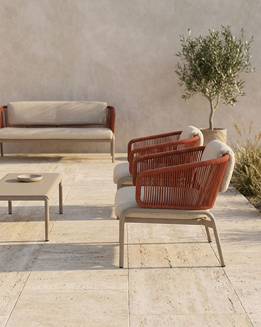 FOTEL EGEA TERRACOTA OD MAXLIVING