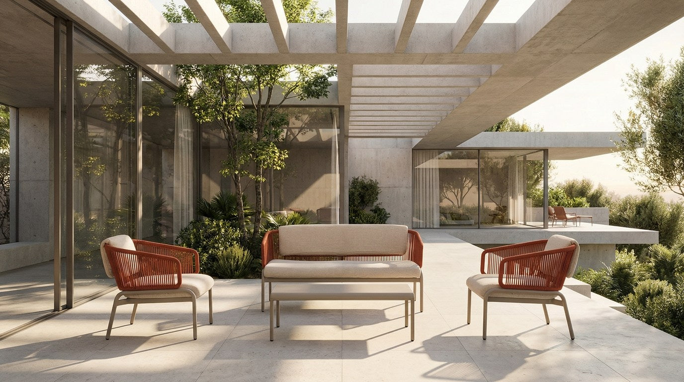 FOTEL EGEA TERRACOTA OD MAXLIVING