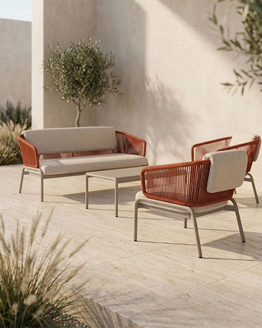 SOFA 2-OSOBOWA EGEA TERRACOTA OD MAXLIVING