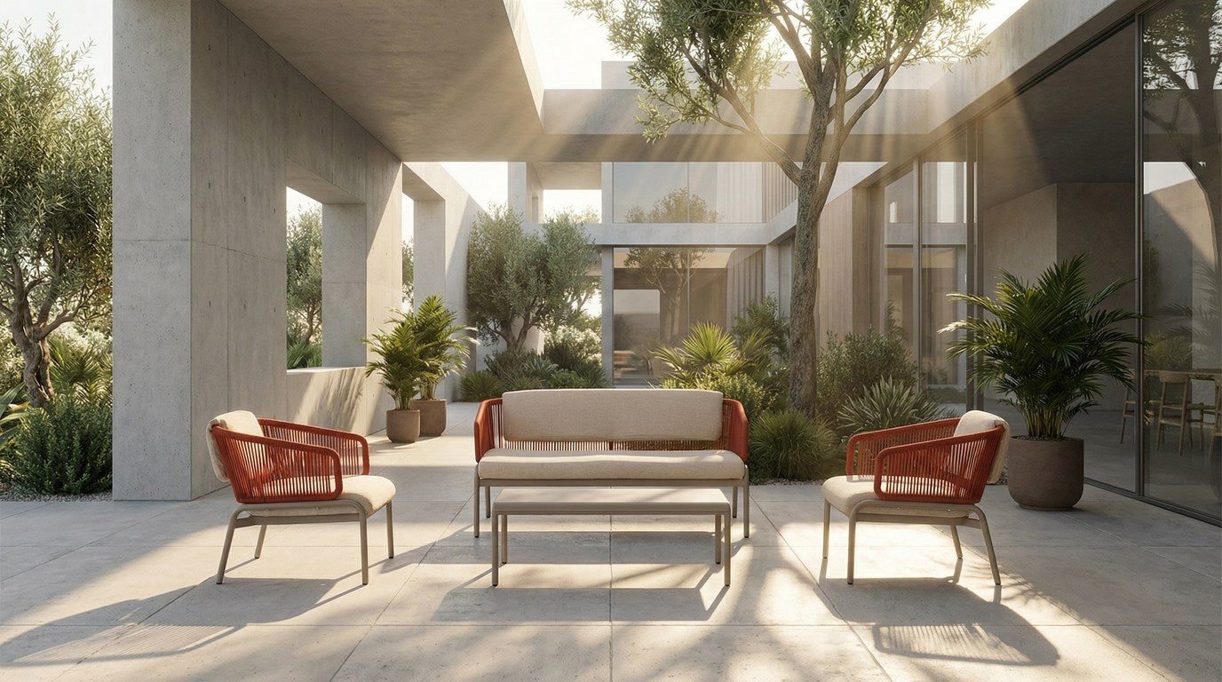 SOFA 2-OSOBOWA EGEA TERRACOTA OD MAXLIVING