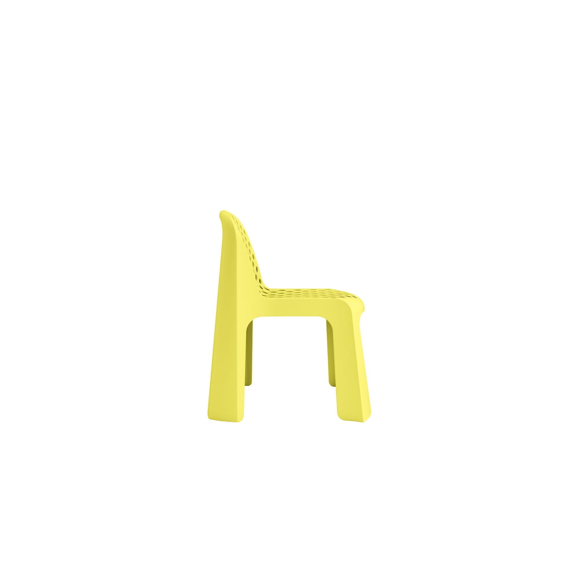 KRZESŁO PLASTIKOWE POPPY DOT YELLOW OD MAXLIVING