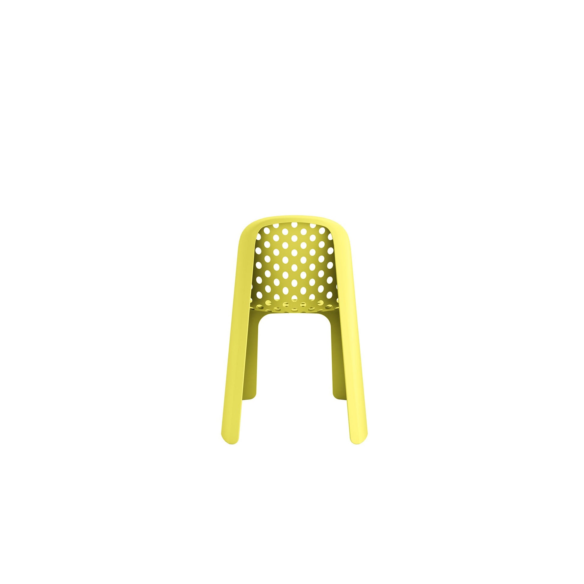 KRZESŁO PLASTIKOWE POPPY DOT YELLOW OD MAXLIVING