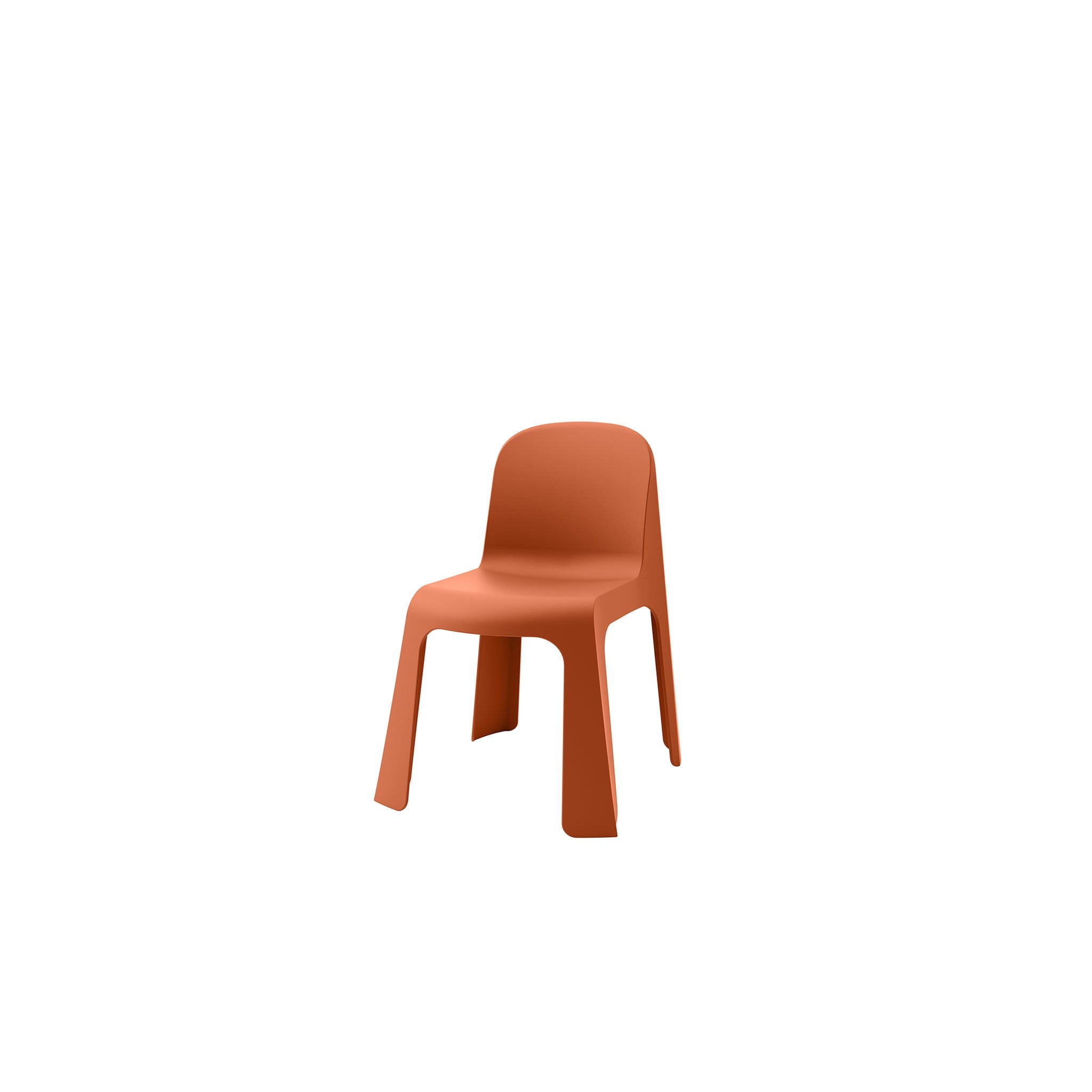 KRZESŁO PLASTIKOWE POPPY ORANGE OD MAXLIVING