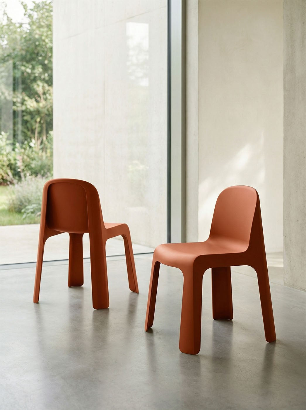 KRZESŁO PLASTIKOWE POPPY ORANGE OD MAXLIVING