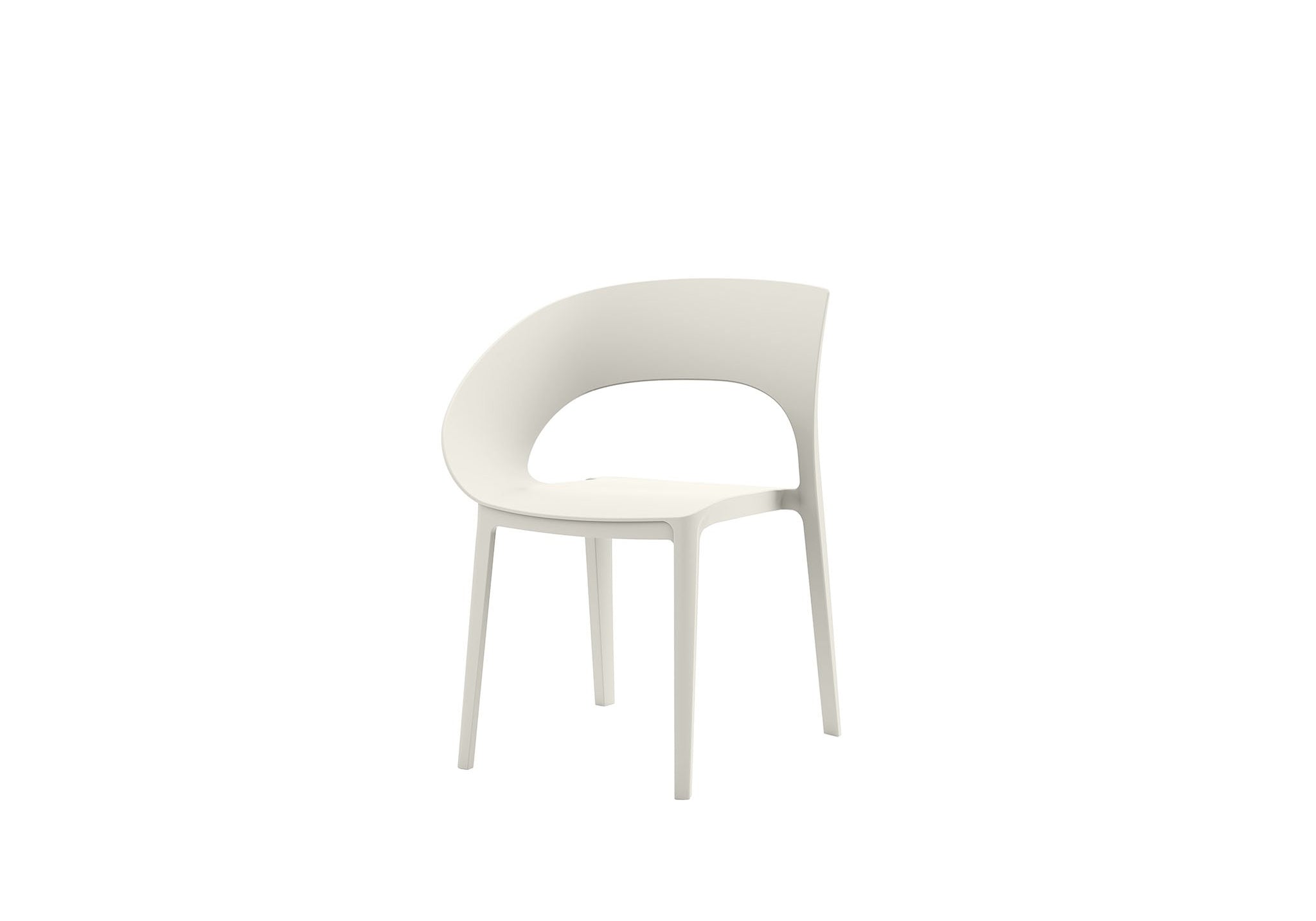 KRZESŁO PLASTIKOWE MOLLY LIGHT GREY OD MAXLIVING