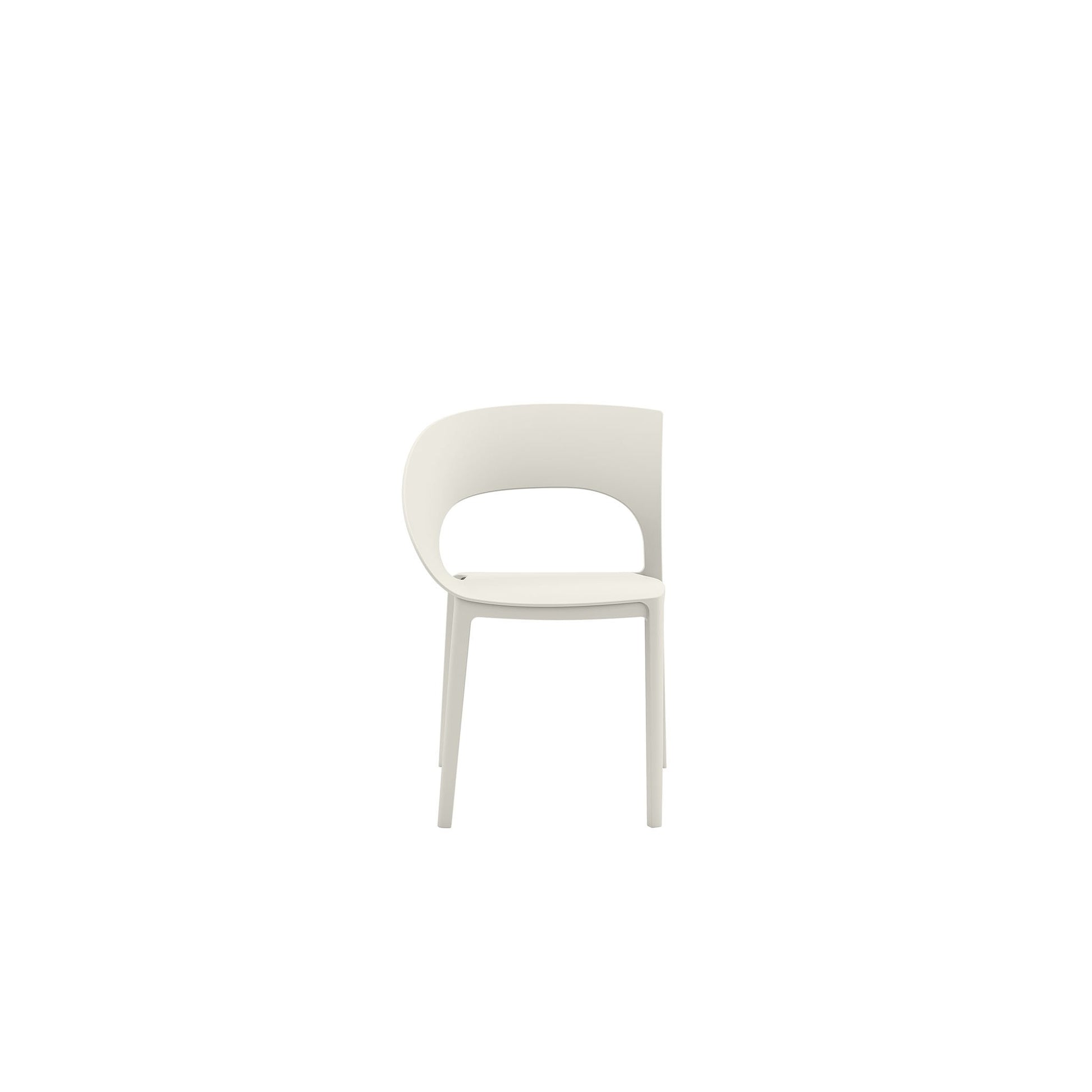 KRZESŁO PLASTIKOWE MOLLY LIGHT GREY OD MAXLIVING