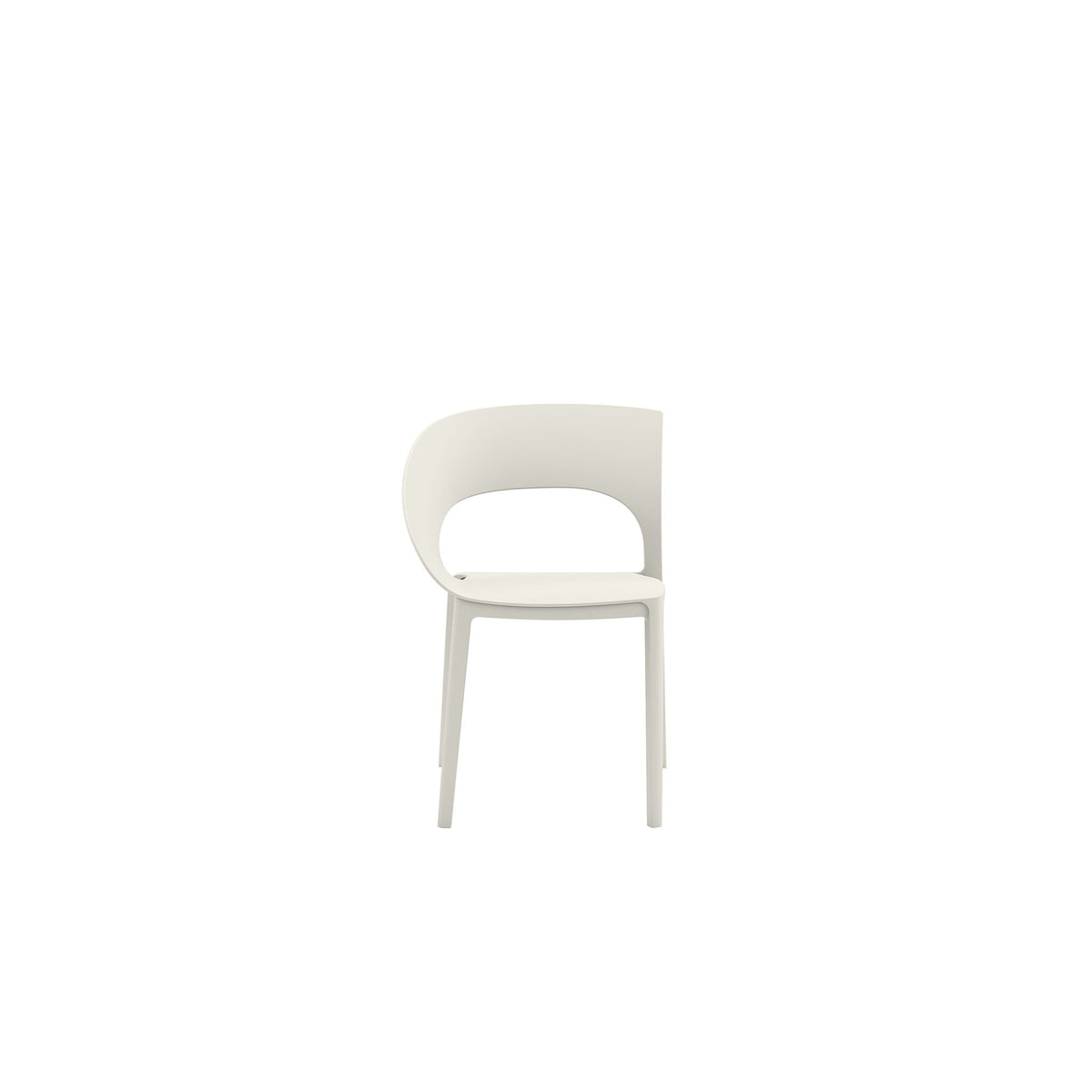 KRZESŁO PLASTIKOWE MOLLY LIGHT GREY OD MAXLIVING