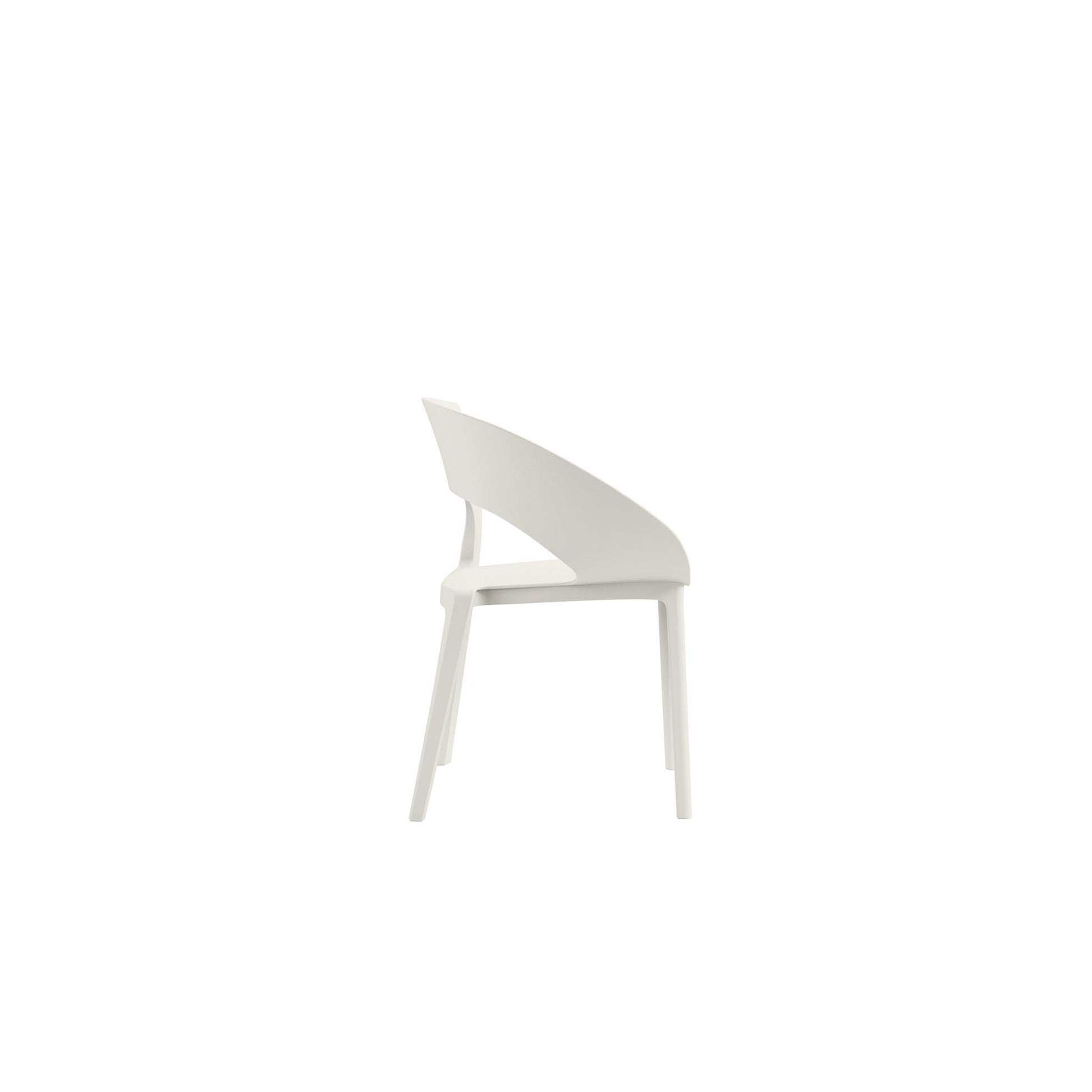 KRZESŁO PLASTIKOWE MOLLY LIGHT GREY OD MAXLIVING