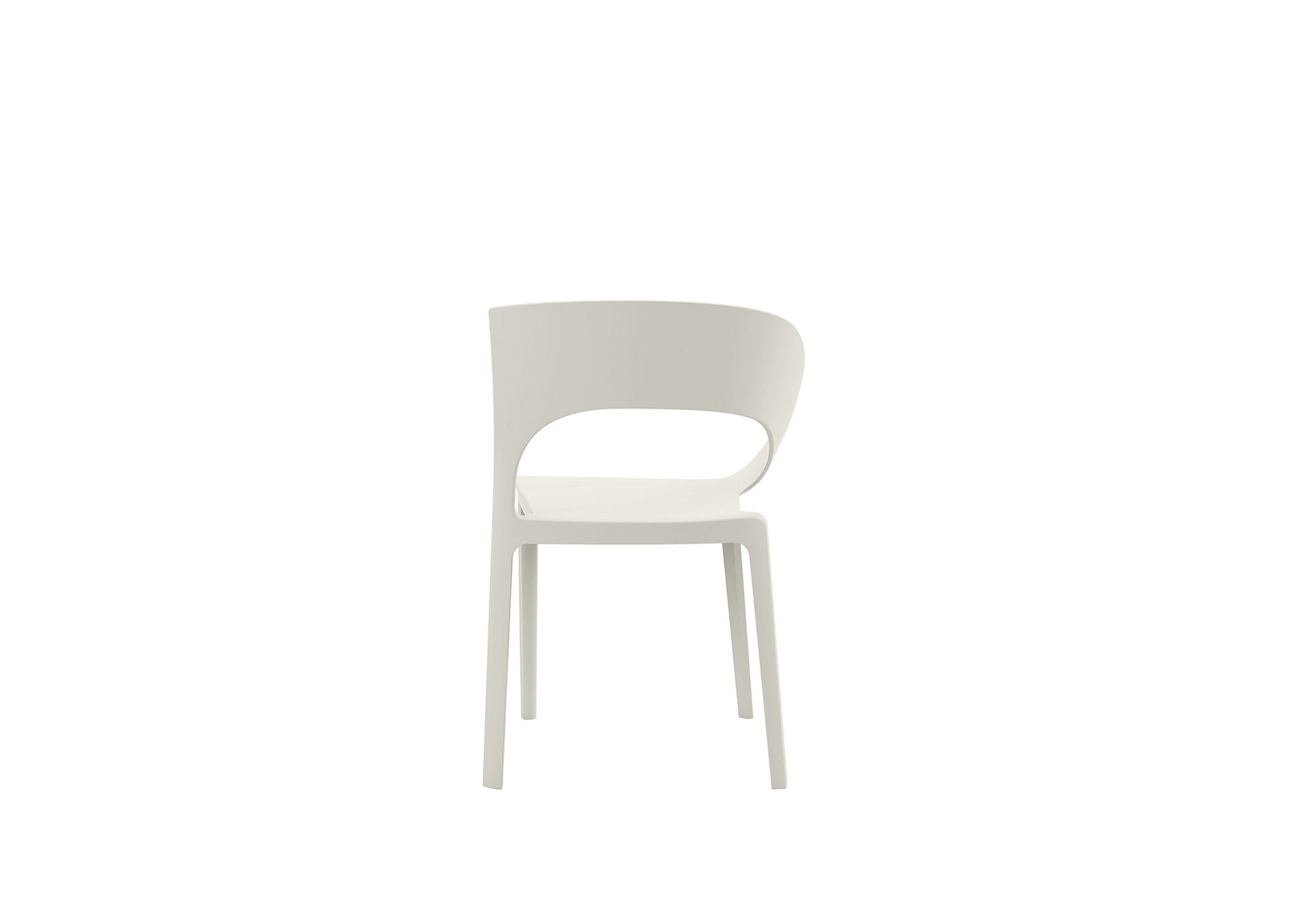 KRZESŁO PLASTIKOWE MOLLY LIGHT GREY OD MAXLIVING