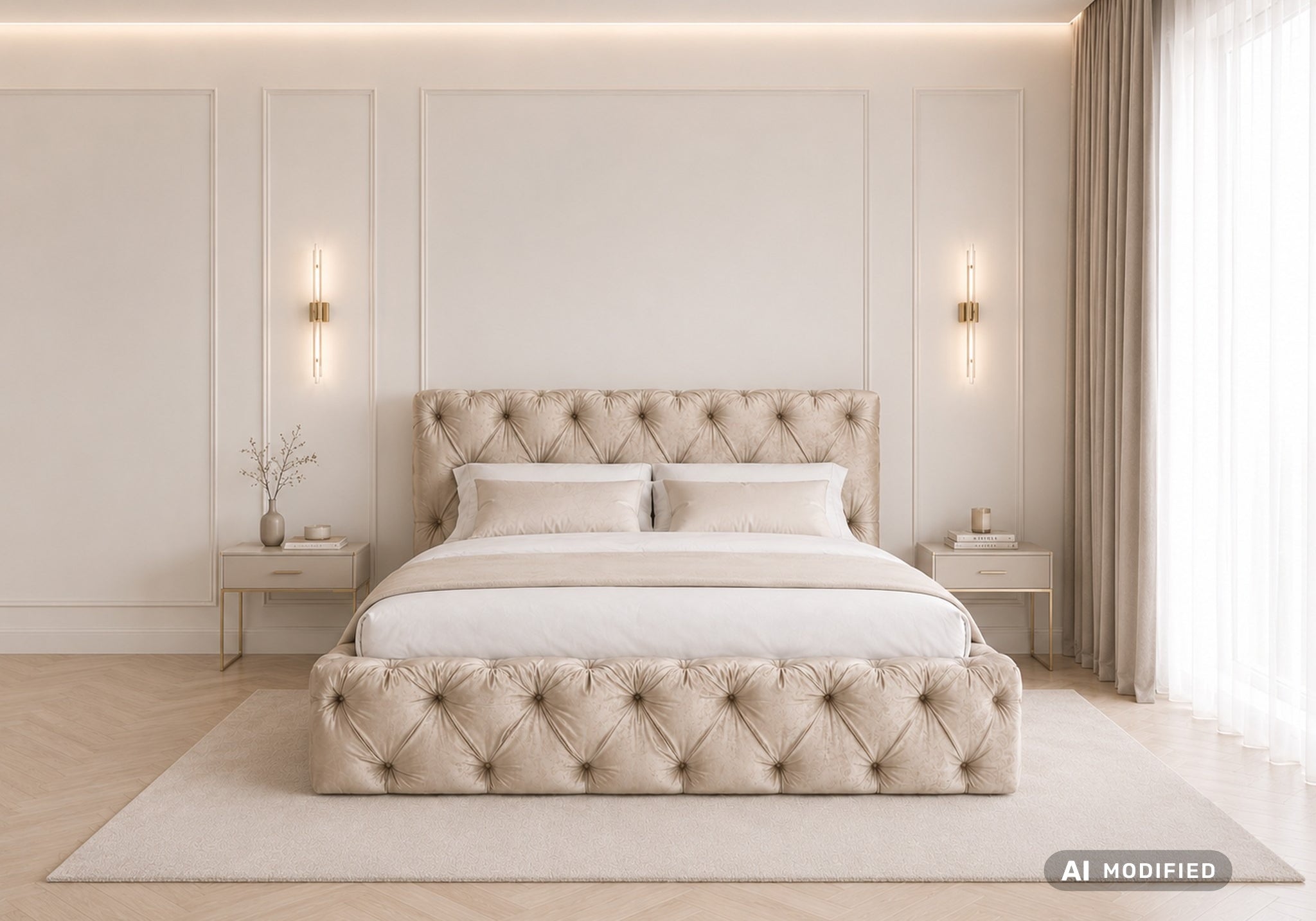 ŁÓŻKO TAPICEROWANE CAPRI OD MAXLIVING