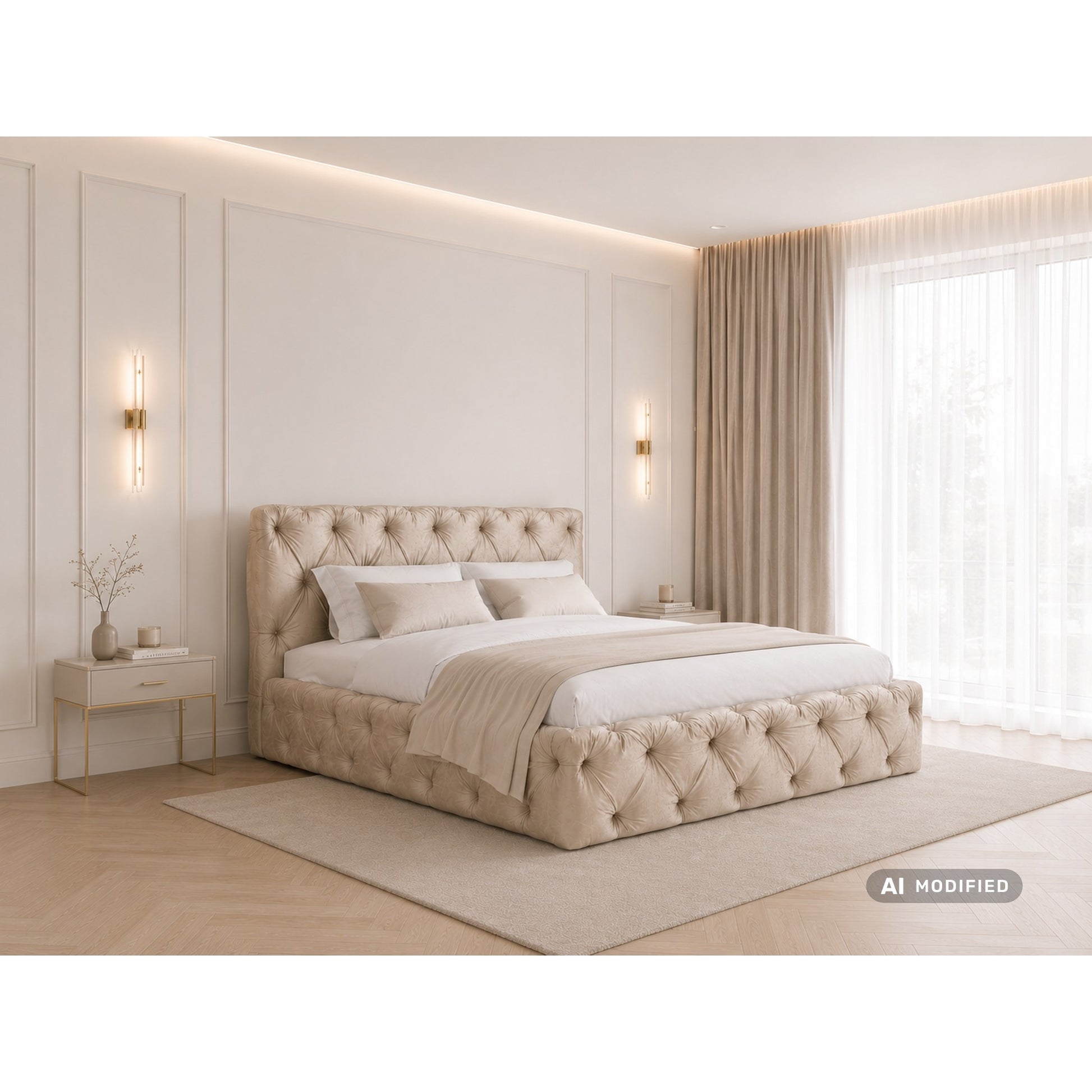ŁÓŻKO TAPICEROWANE CAPRI OD MAXLIVING
