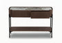 KONSOLA FORNIROWANA SOREN Z CERAMICZNYM BLATEM OD MAXLIVING