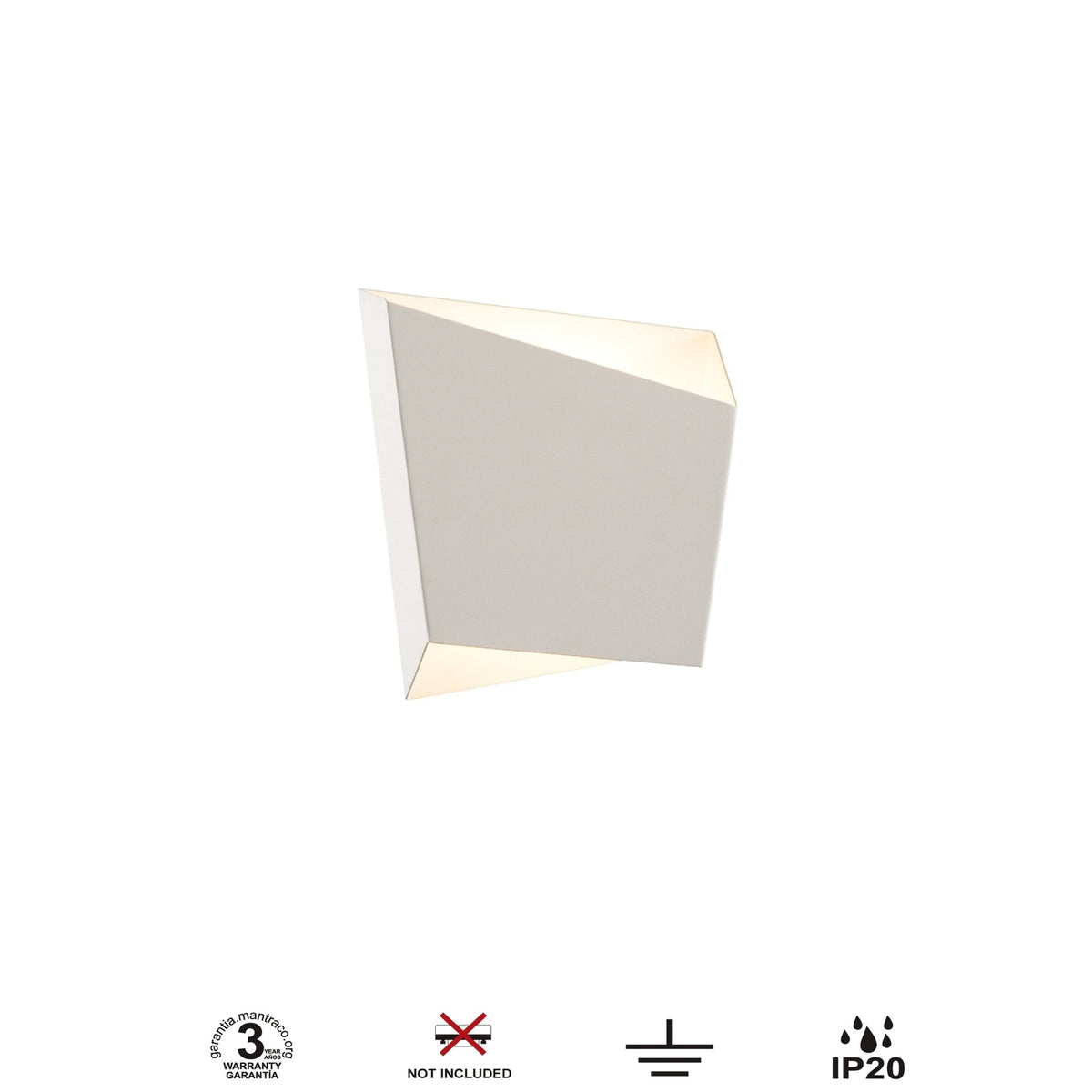 LAMPA ŚCIENNA ASIMETRIC OD MANTRA 6220