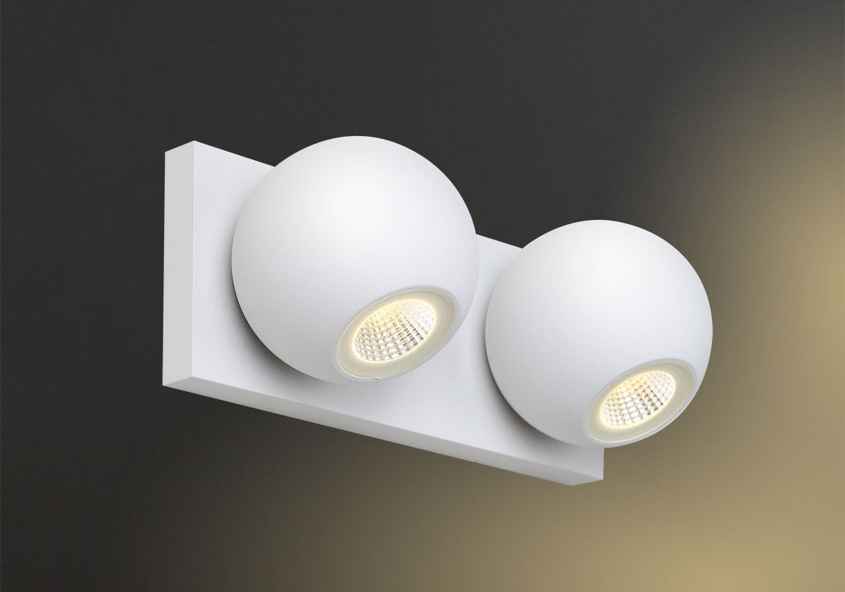LAMPA KINKIET GOAL BIAŁY OD MAXLIGHT W0125