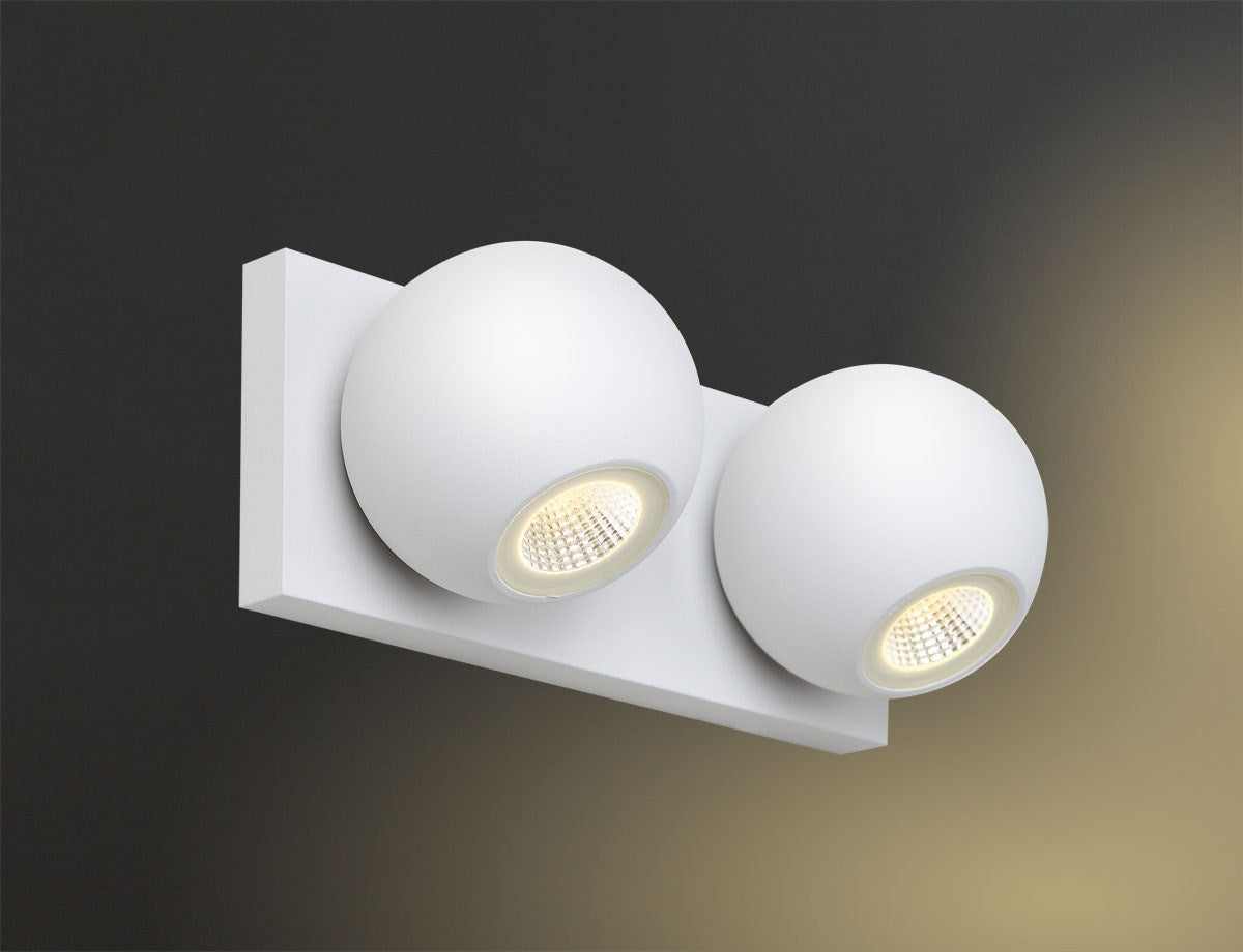 LAMPA KINKIET GOAL BIAŁY OD MAXLIGHT W0125