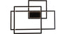 LAMPA KINKIET GEOMETRIC CZARNY OD MAXLIGHT W0233D