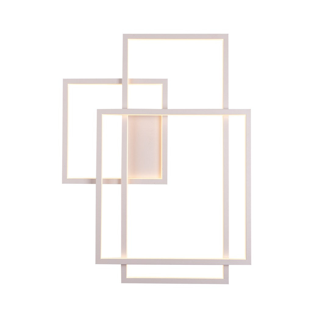 LAMPA KINKIET GEOMETRIC BIAŁY OD MAXLIGHT W0234