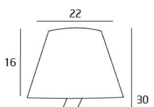 LAMPA KINKIET ORLANDO CZARNY OD MAXLIGHT 5103W/BLNM