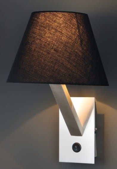 LAMPA KINKIET ORLANDO CZARNY OD MAXLIGHT 5103W/BLNM