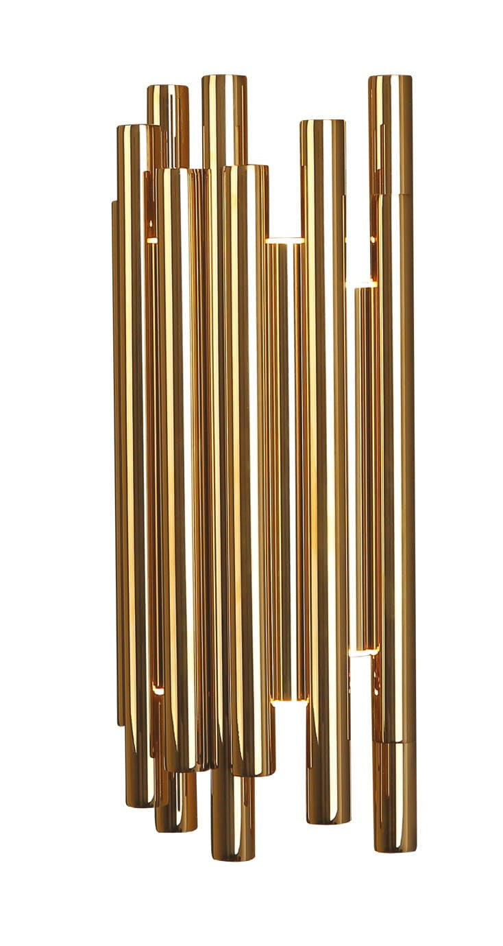 LAMPA KINKIET ORGANIC ZŁOTY OD MAXLIGHT W0187D