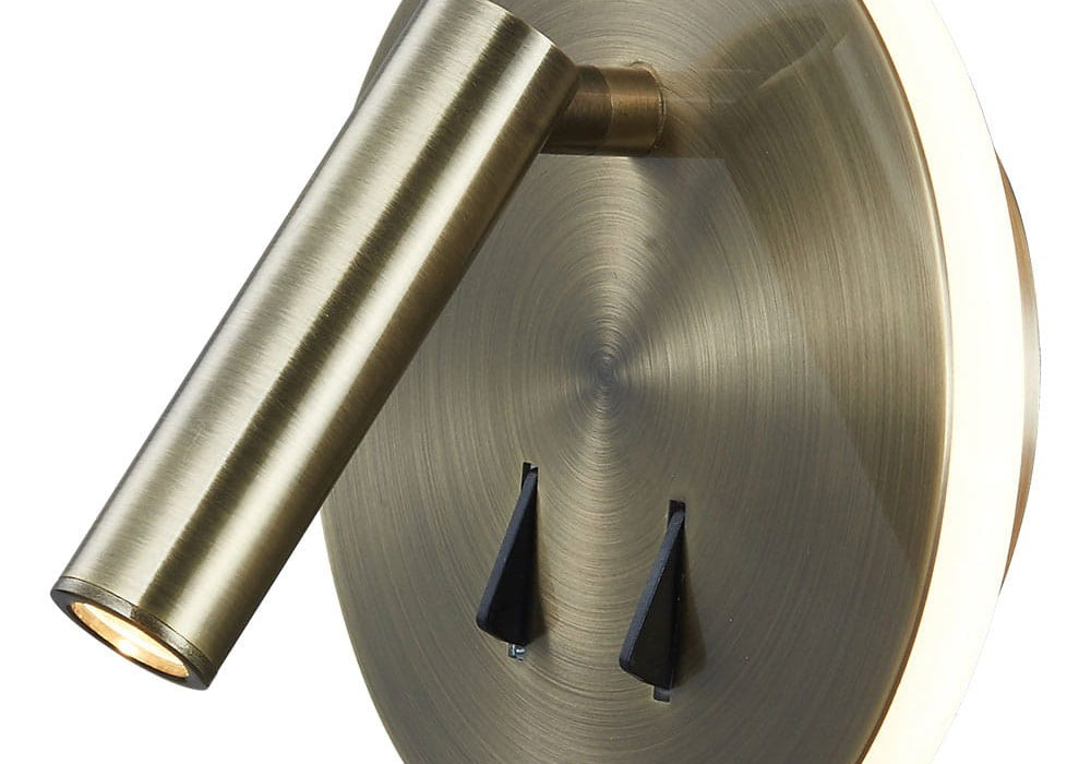 LAMPA KINKIET CAYMAN MOSIĘŻNY OD MANTRA 6082
