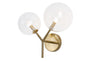 LAMPA KINKIET LOLLIPOP MOSIĘŻNY OD MAXLIGHT W0254