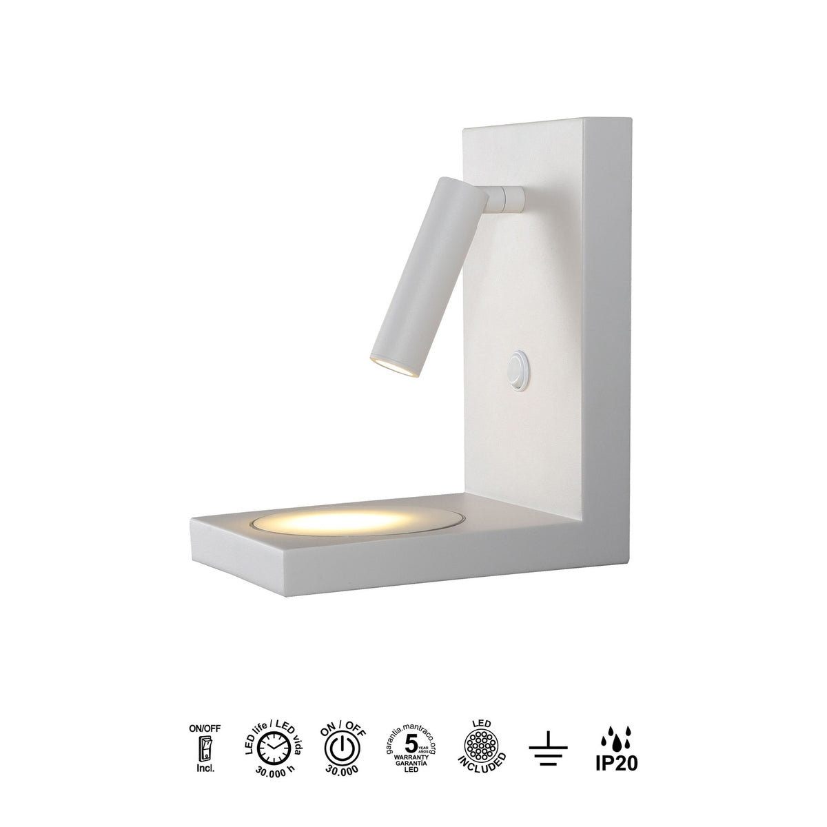 LAMPA ŚCIENNA ZANZIBAR OD MANTRA 6750