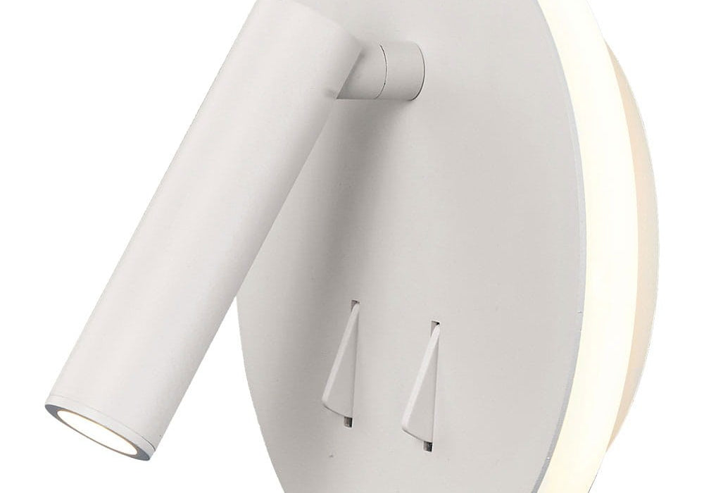 LAMPA KINKIET CAYMAN BIAŁY OD MANTRA 6080