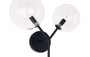 LAMPA KINKIET LOLLIPOP CZARNY OD MAXLIGHT W0277